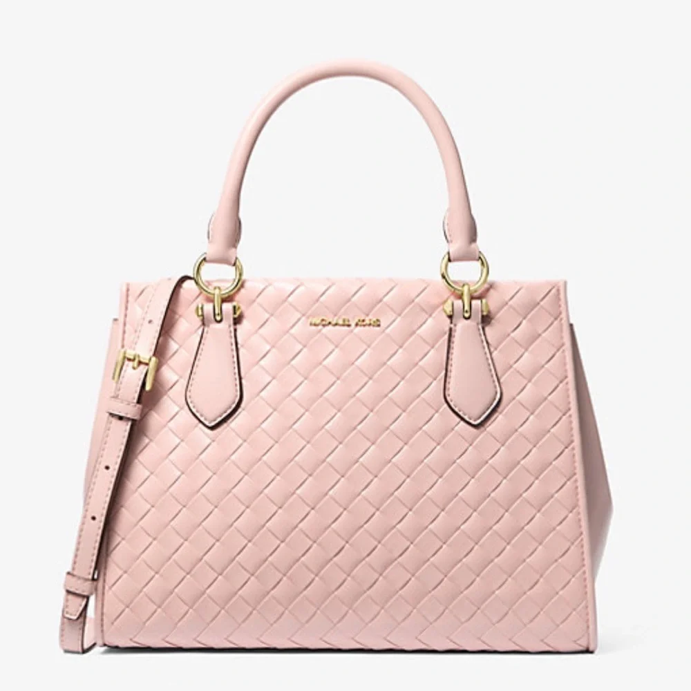 MICHAEL KORS OUTLET Marilyn Medium Woven Satchel